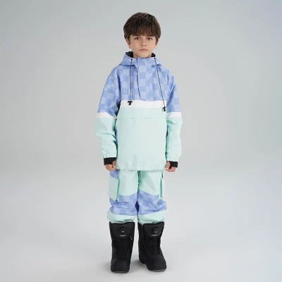 Kids' Hooded Insulated Snowboard Jacket and Snow Pants