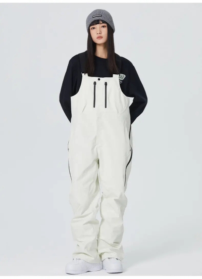 Adult Baggy Snow Pants Winter One-piece Ski Bibs for Sports