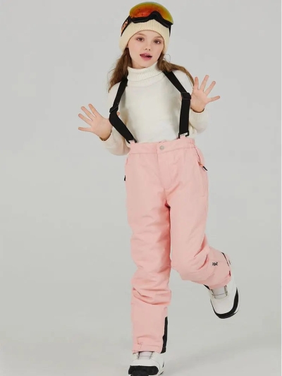 Boys Girls Loose Fit Ski Snowboarding Bibs
