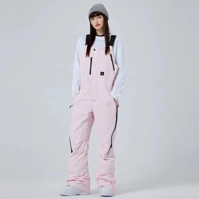 Pink Snow Bibs Slim Fit Snowboard Pants Size XS-US ONLY