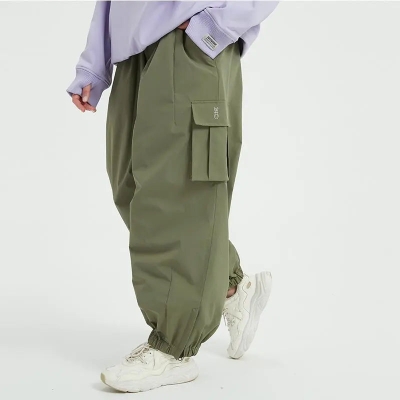 Couple Baggy Ski Snow Pants Oversized Outdoor Sports Trousers
