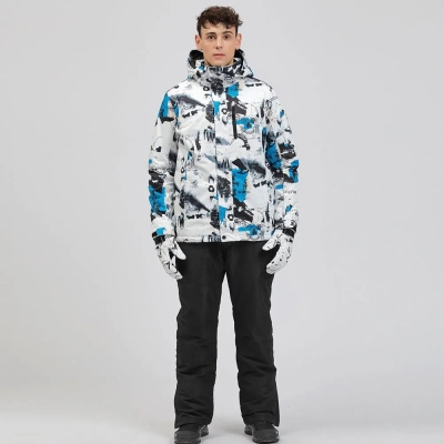 Hotian Men Insulated Skiing Snowboarding Jacket Soft Shell