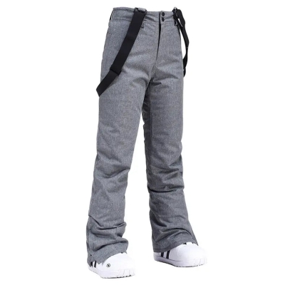 Men Women Outdoor Ski Snowboarding Bibs Pants