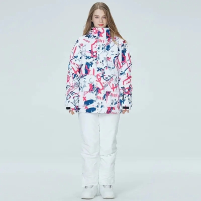 Women's Ski Cargo Jacket & Overall Pants Ski Suits