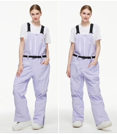 Unisex Outdoor Ski Overalls Sports One-piece Warm Snow Bibs
