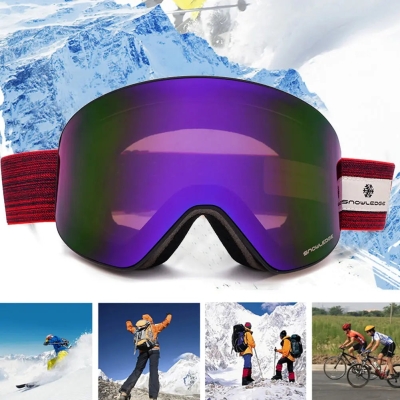 Hotian OTG Snowboard Goggles Dual-layer Lens