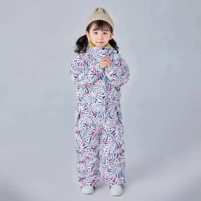 Kids One Piece Ski Suits Winter Snow Suits
