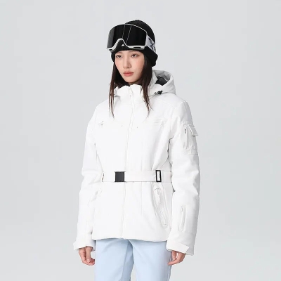 Women Chic Slim Fit Ski Jacket Best Outdoor Snow Coat for Skiiers