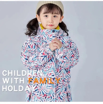 Kids One Piece Ski Suits Winter Snow Suits in Purple-US ONLY