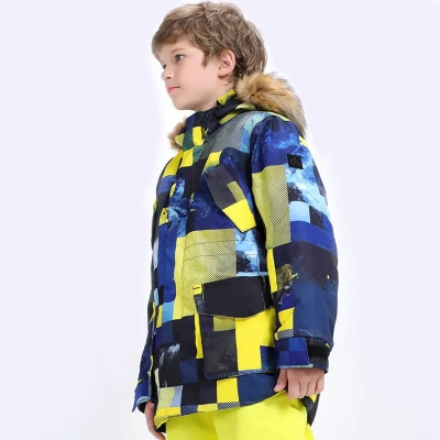 Hotian Boy Snowboard Ski Insulated Snow Jacket