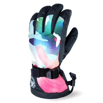 Hotian Women's Ski Snowboard Gloves Waterproof Anti-slip