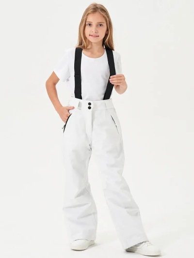 Simple Style Winter Ski Bibs Pants for Kids