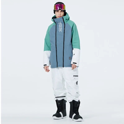 Hotian Men Snowboard Suits Cargo  jacket & Jogger Pants