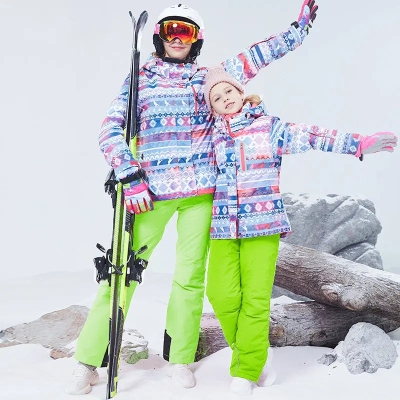 Young Kids Windproof Waterproof Ski Jacket & Pants Set