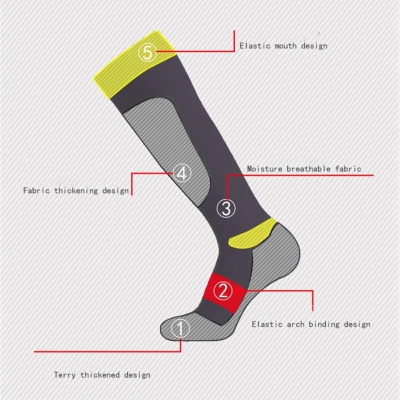 Thickened Snowboarding Ski Socks