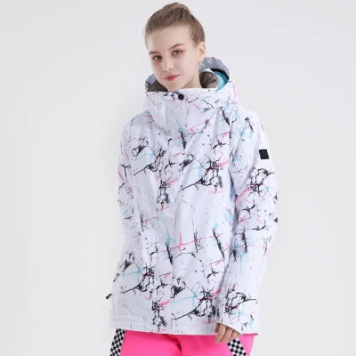Comfortable Hooded Snow Coat Winter Waterproof Ski Tops