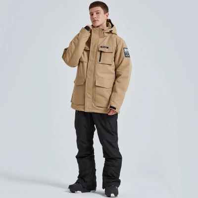 Men's Ski Jacket and Pants Set Winter Outdoor Ski Suit