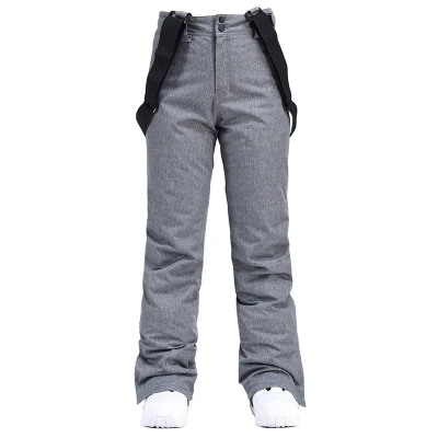 Men Women Outdoor Ski Snowboarding Bibs Pants