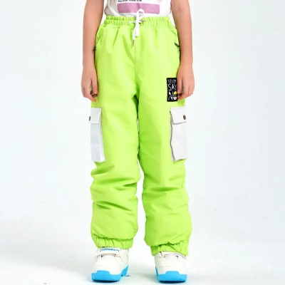 Kids Baggy Ski Snowboard Pants Insulated Sportswear