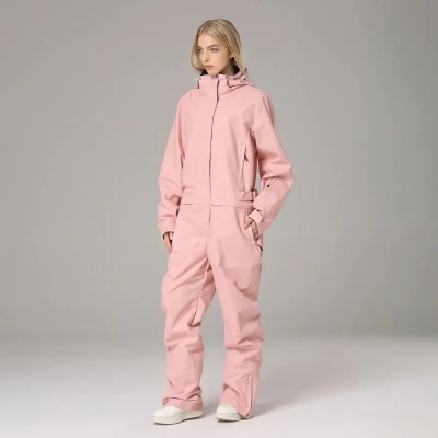 One Piece Couple Snowsuits Onesie Ski Jumpsuits