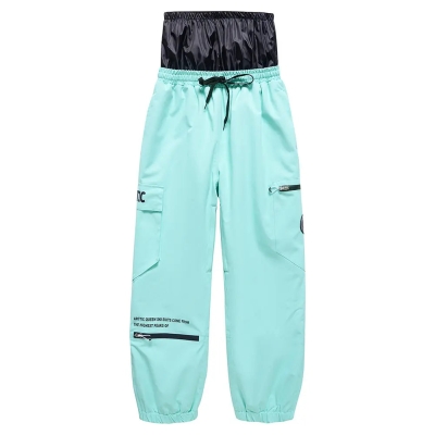 Hotian Women Skiing Snow Cargo Jogger Pants