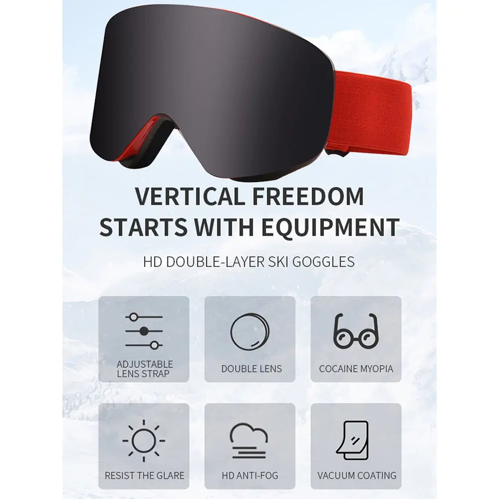 Hotian UV Protection Snow Skiing Sports Goggles