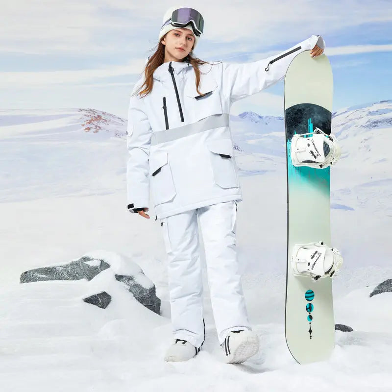 Women Snowboard Clothing Hooded Ski Hoodie & Pants