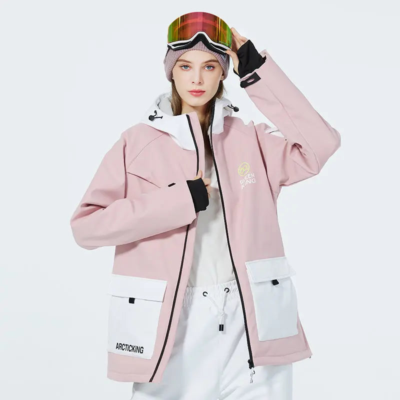 Unisex Mountain Adventure Snow Jacket&nbsp;Side Zipper Design Snow Coat