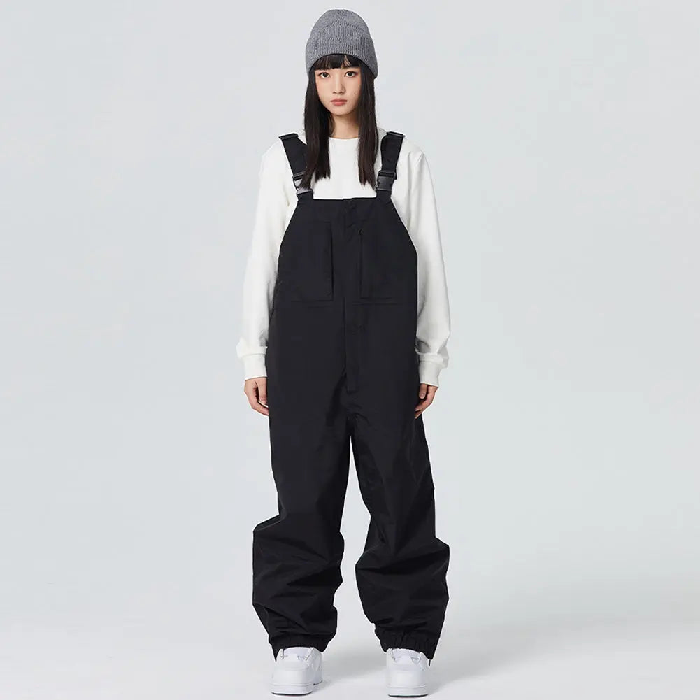 Unisex Insulated Snow Bibs Pants for Winter Outdoor Snow Overalls