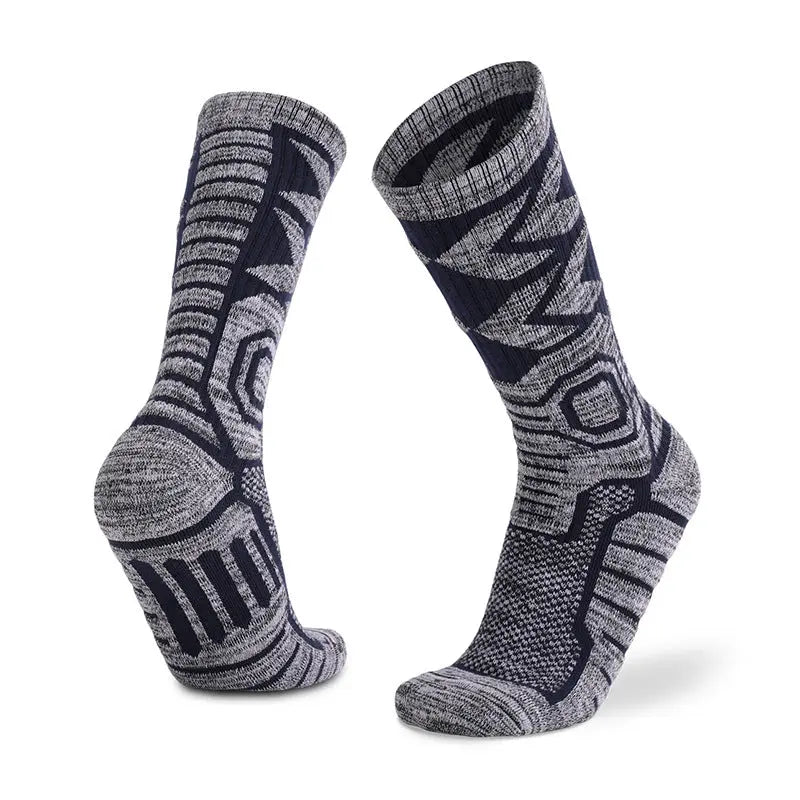 Rib-Knit Outdoor Sports Ski Socks