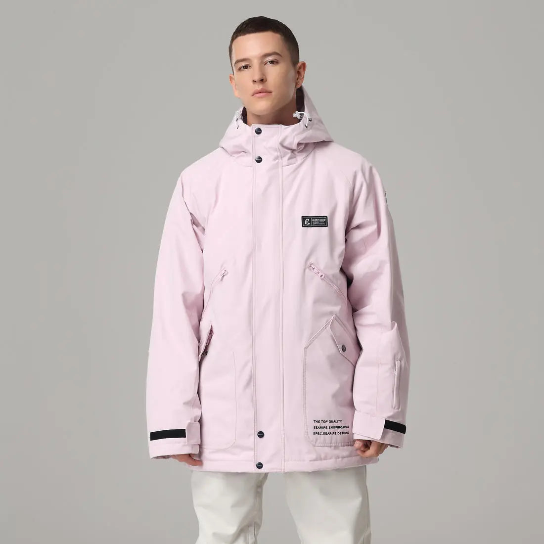Fashion Windproof Neckline Ski Jacket&nbsp;Insulated Winter Coat