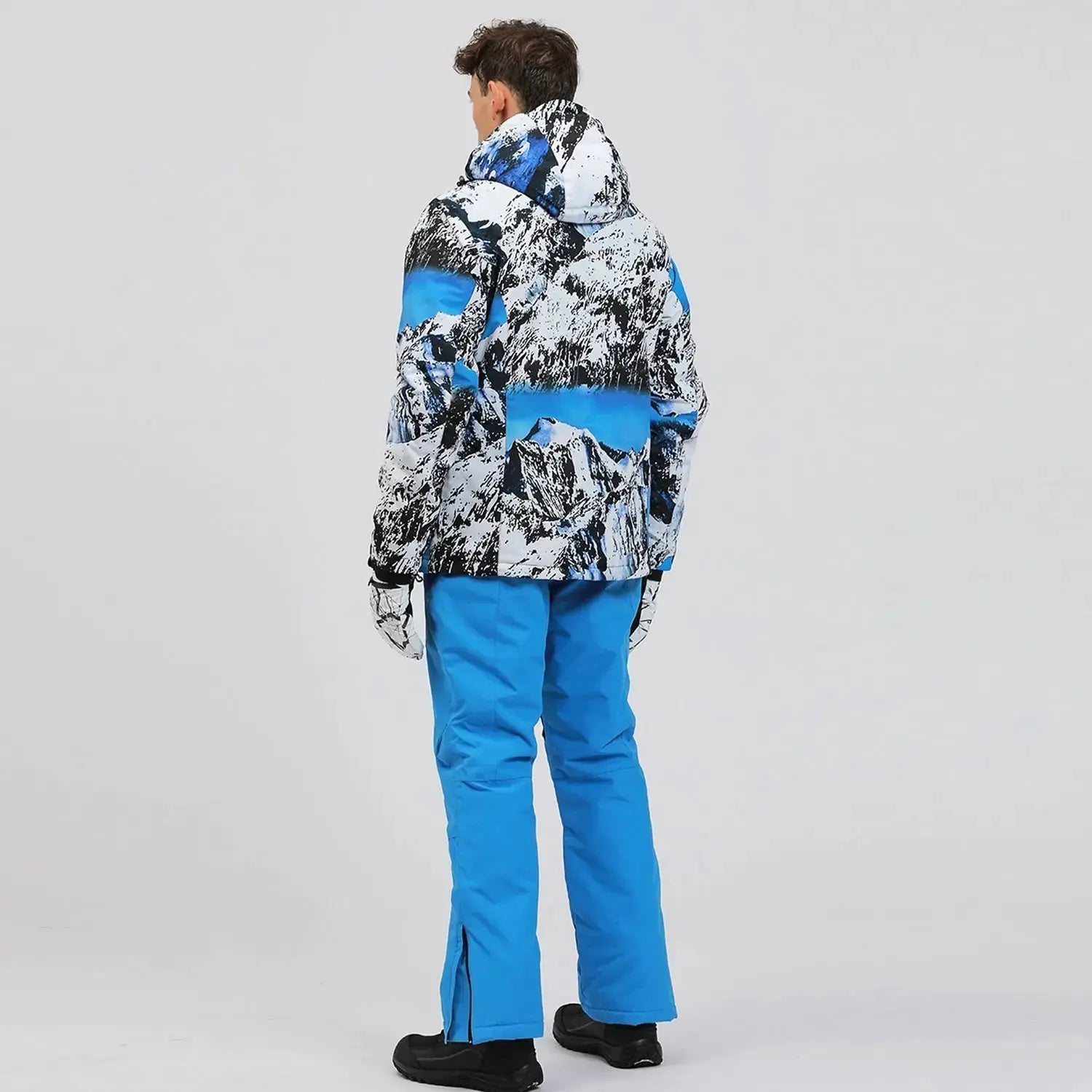 Hotian Men Skiing Snowboarding Set Soft Shell