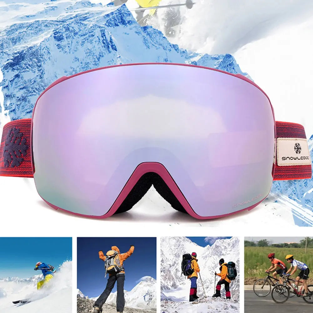 Hotian OTG Snowboard Goggles Dual-layer Lens