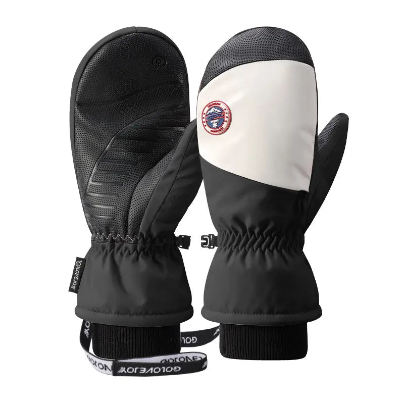 Hotian Unisex Insulated Ski Mittens Waterproof