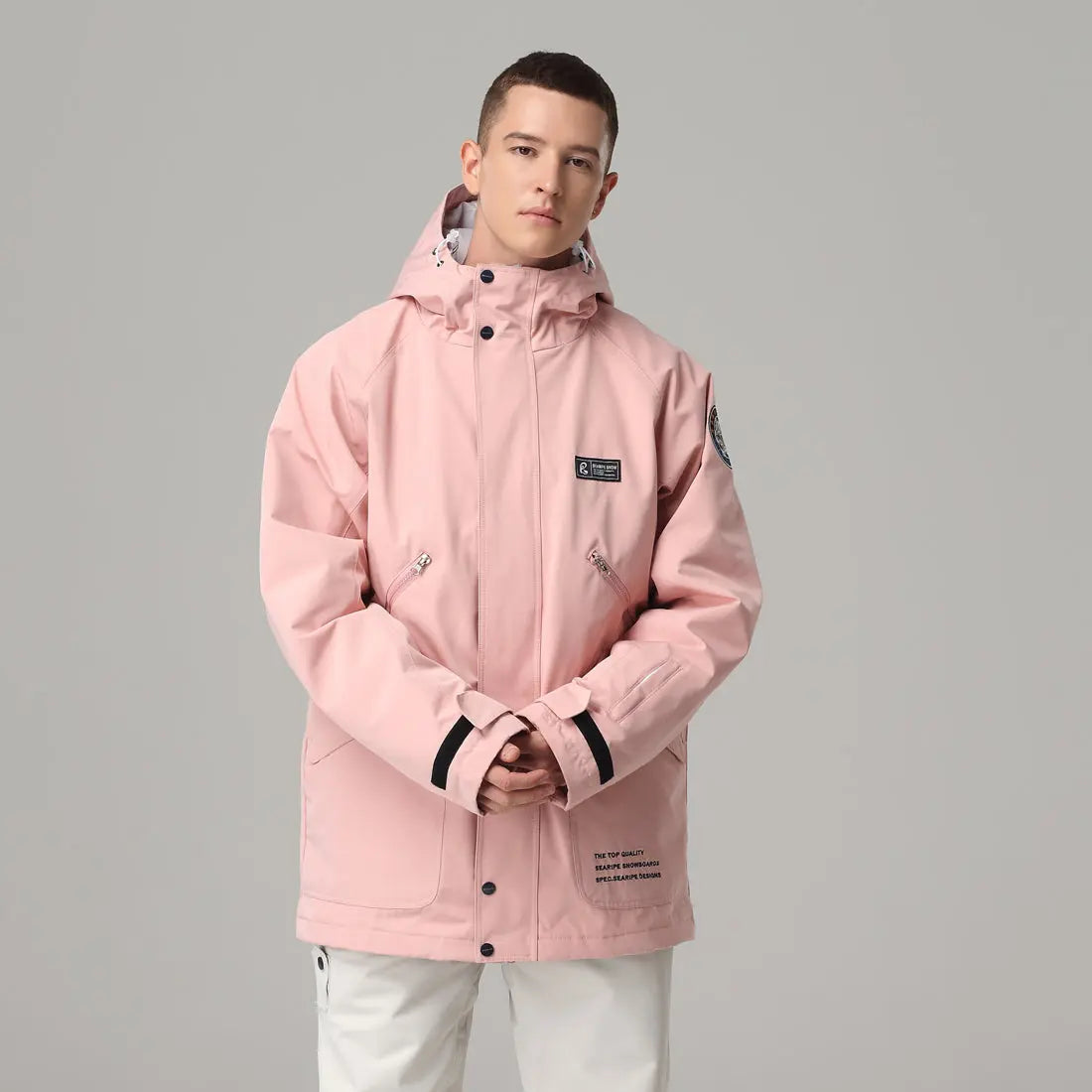 Fashion Windproof Neckline Ski Jacket&nbsp;Insulated Winter Coat
