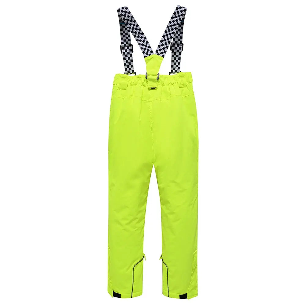 Kids Outdoor Ski Bibs Pants Waterproof Snow Pants