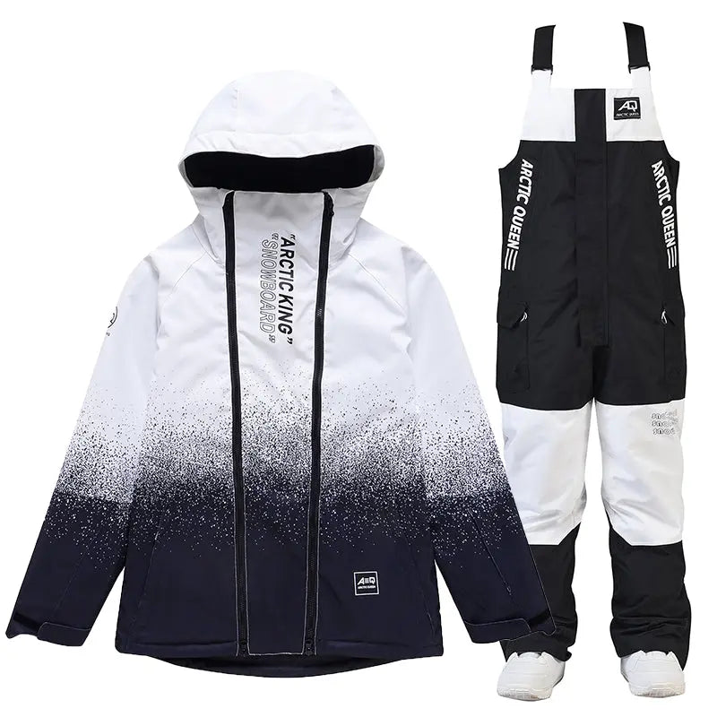 Unisex Outdoor Winter Snowboard Suits Cargo Jacket & Bibs Pants&nbsp;