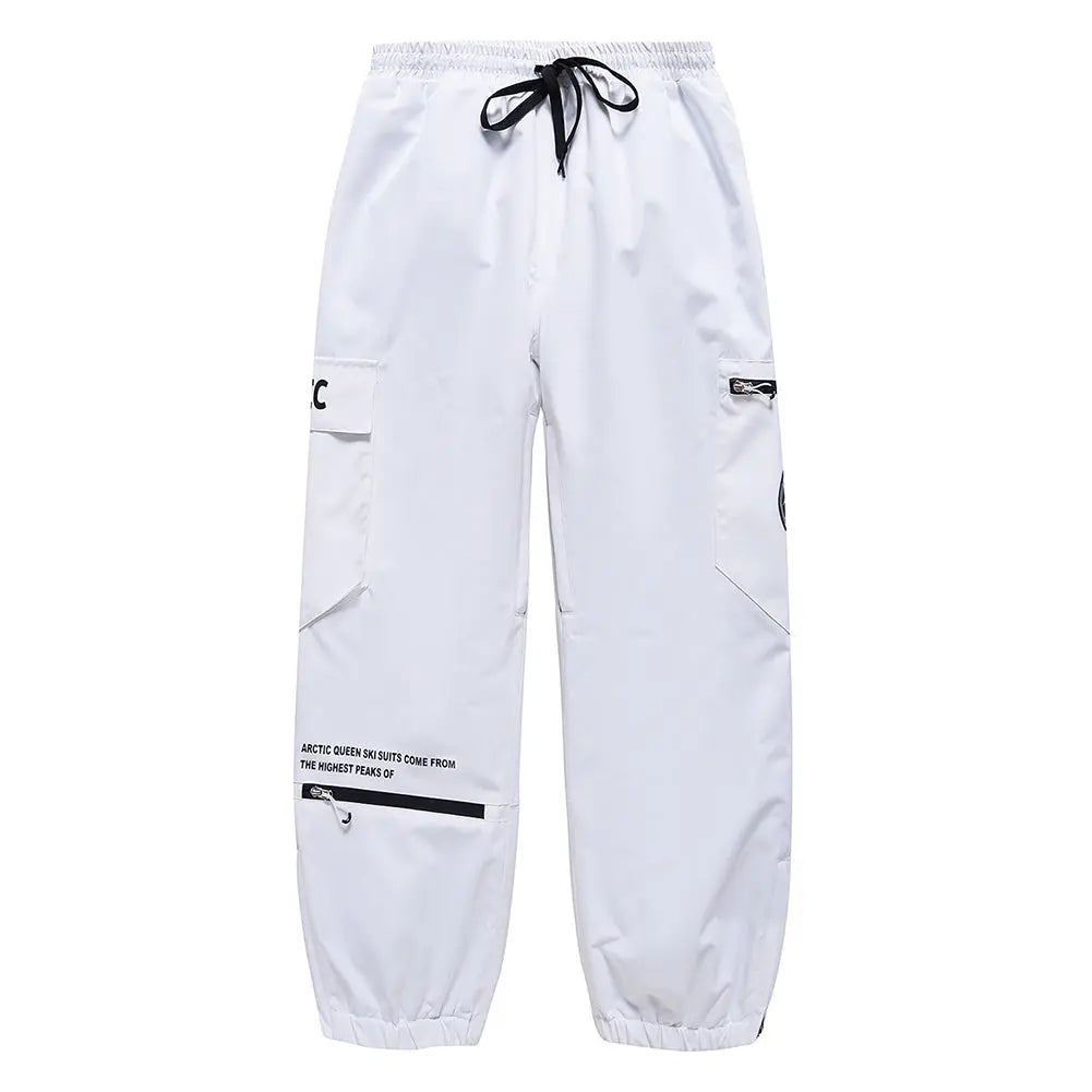 Hotian Women Skiing Snow Cargo Jogger Pants