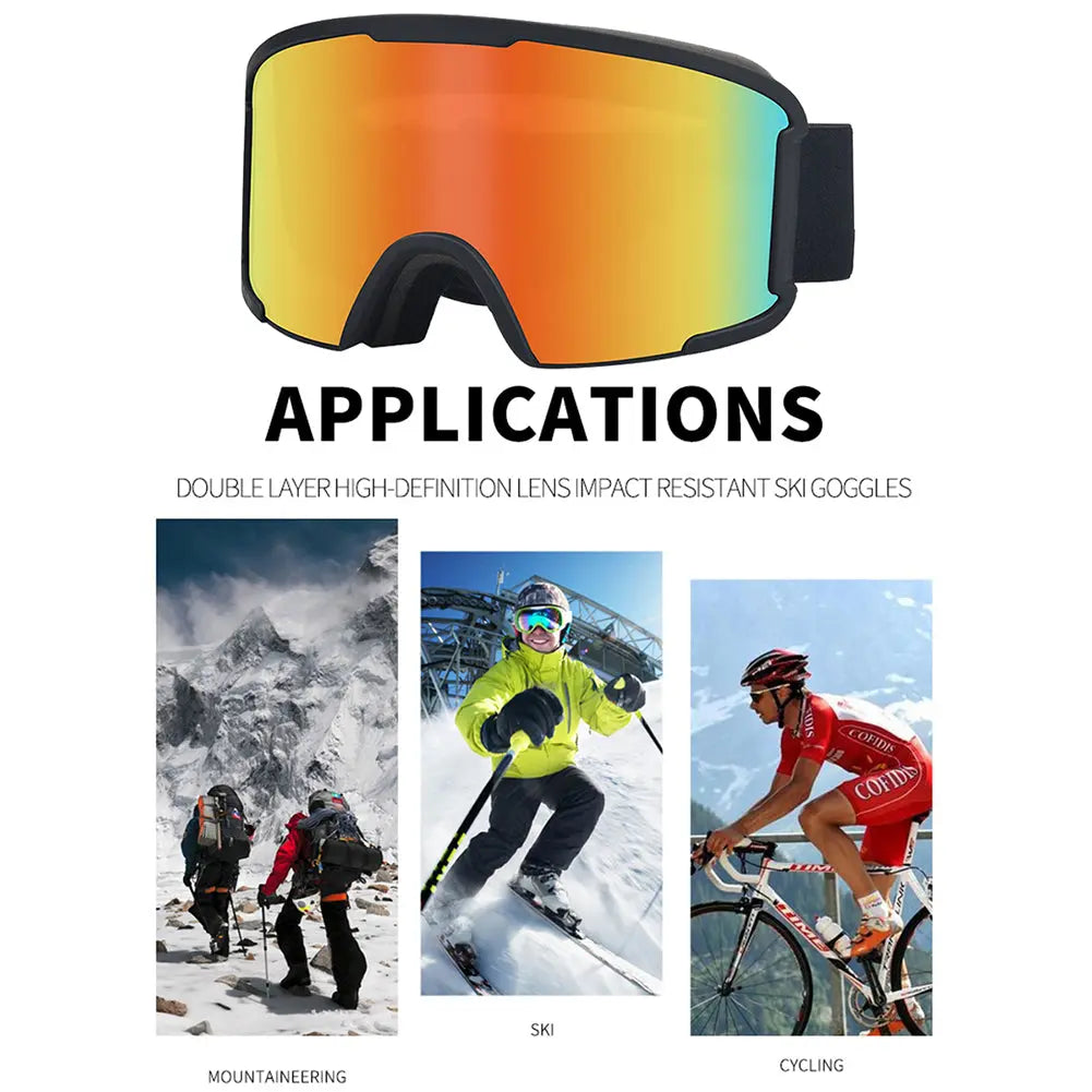 Hotian UV Protection Snow Skiing Sports Goggles