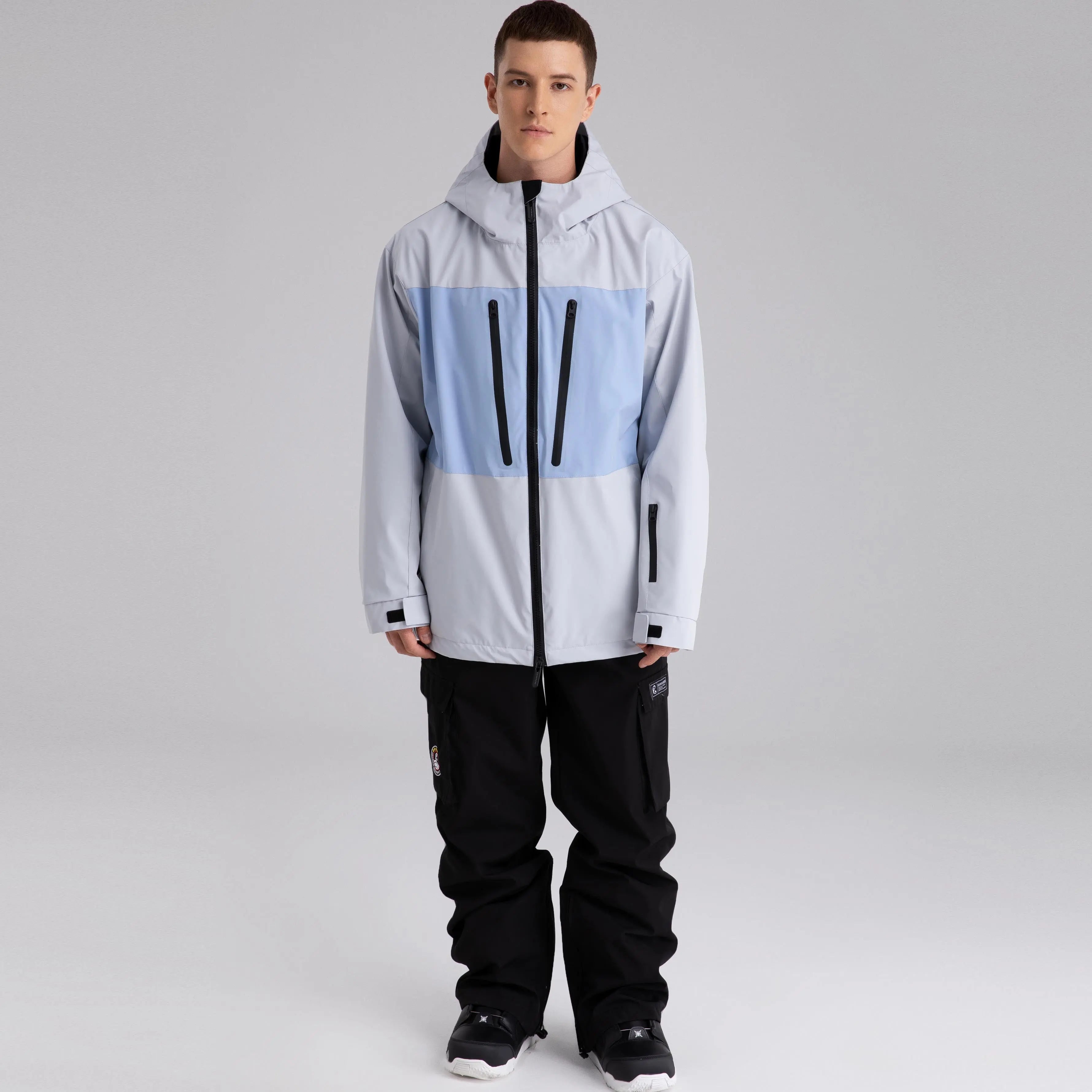 Male Outdoor Ski Shell Jacket Insulated Snow Tops