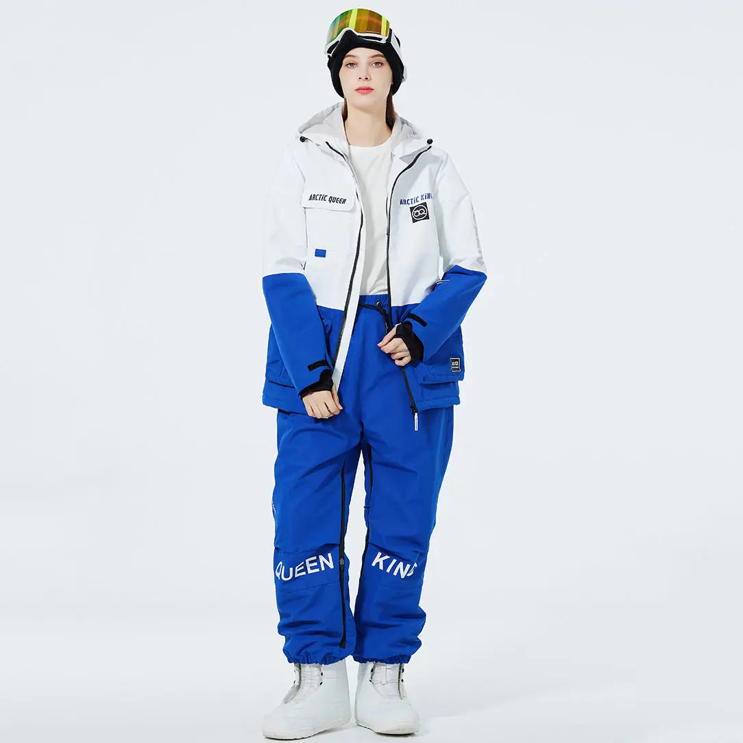 Unisex Insulated Cargo Jacket & Jogger Pants Ski Set&nbsp;