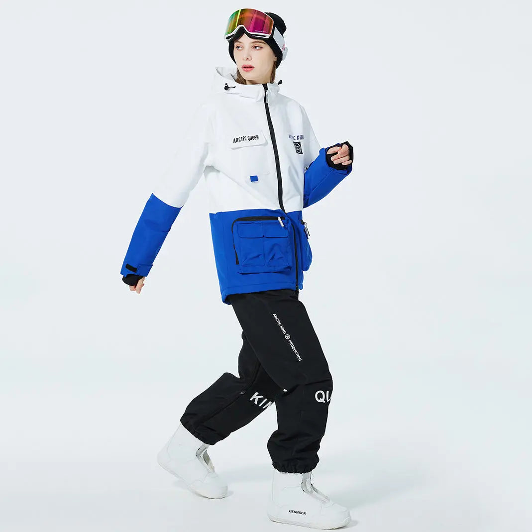 Unisex Insulated Cargo Jacket & Jogger Pants Ski Set&nbsp;