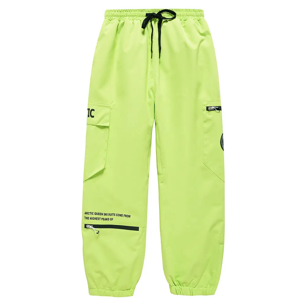 Hotian Women Skiing Snow Cargo Jogger Pants
