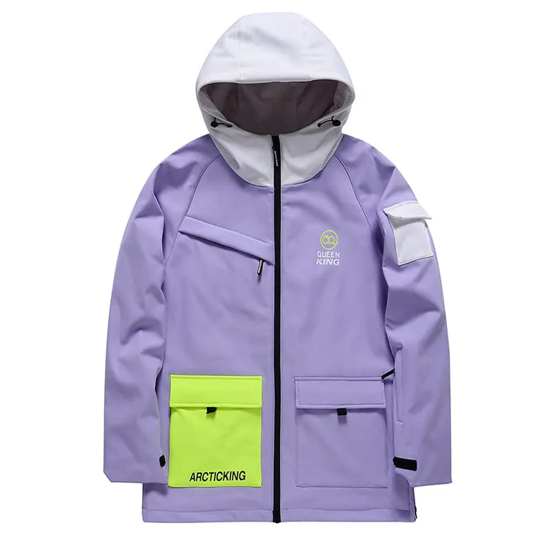 Unisex Mountain Adventure Snow Jacket&nbsp;Side Zipper Design Snow Coat