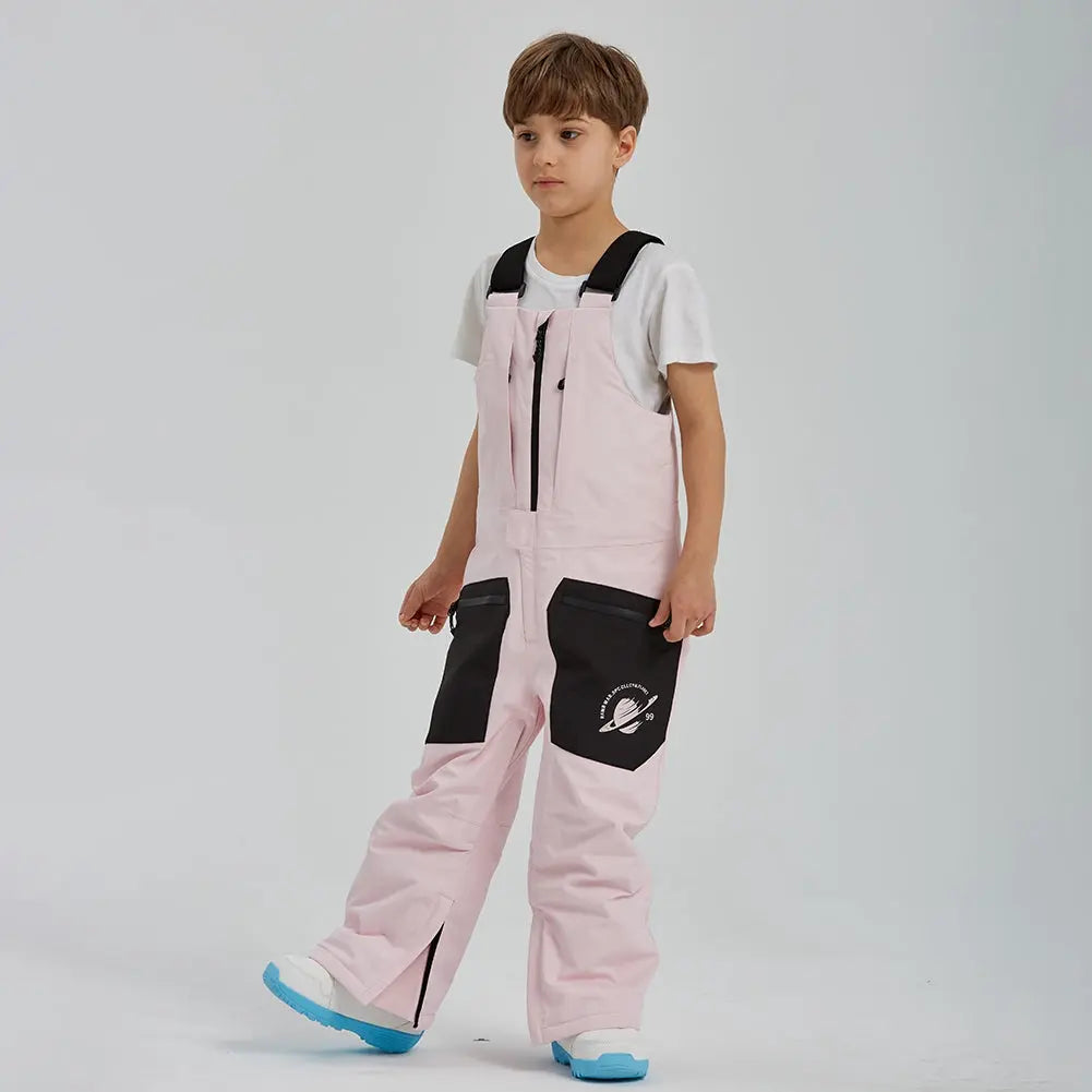 Boys Snow Jogger Bibs&nbsp;Pants Winter Insulated Outwear Trousers