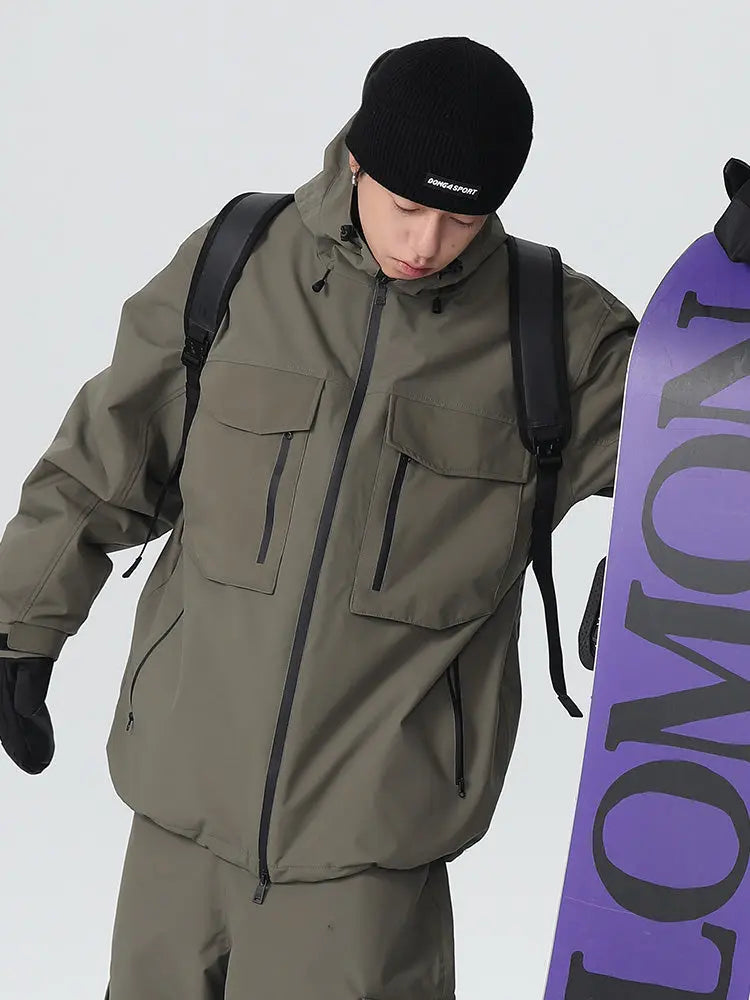 Unisex Advanture Snowboard Jacket Hooded Insulated Ski Coat