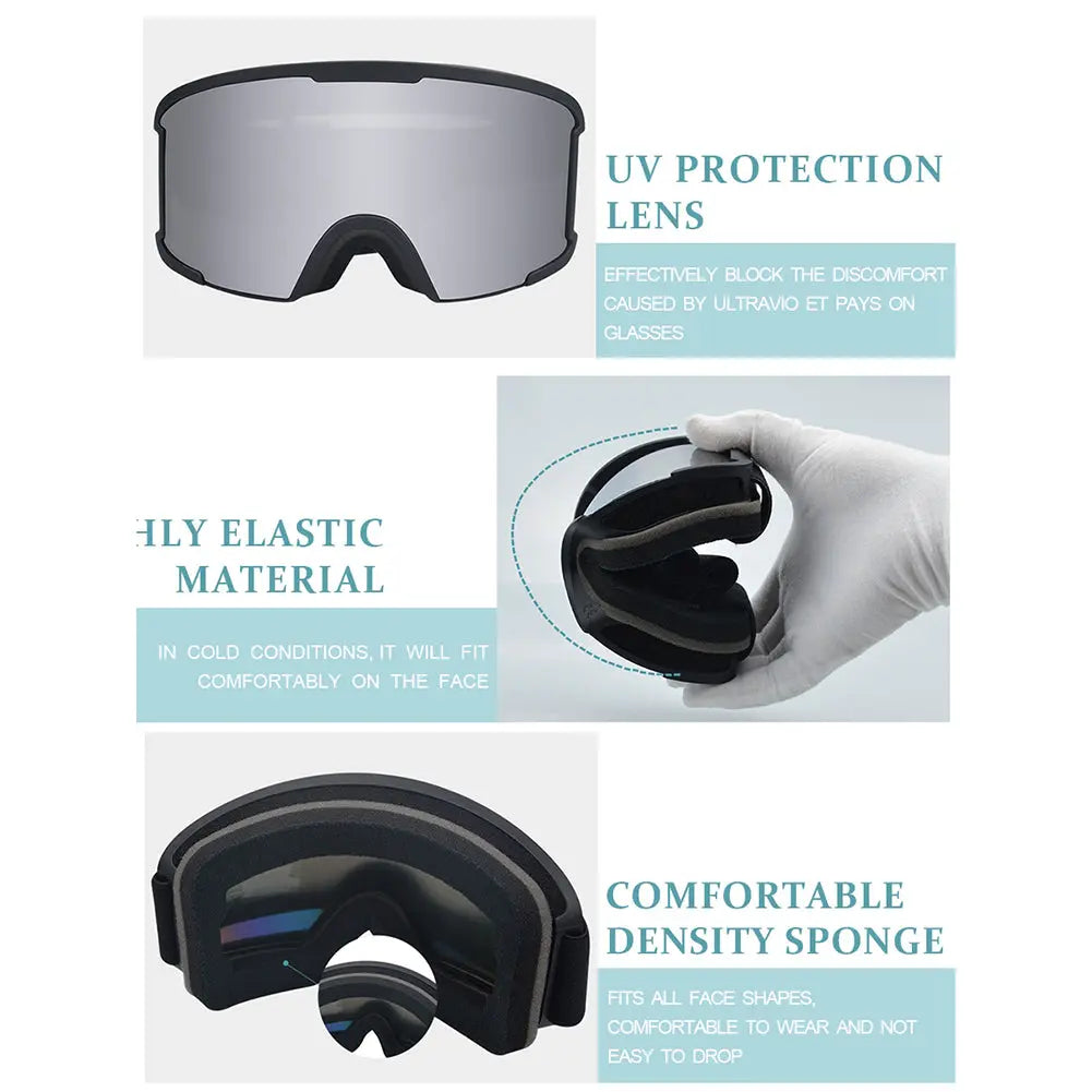 Hotian UV Protection Snow Skiing Sports Goggles