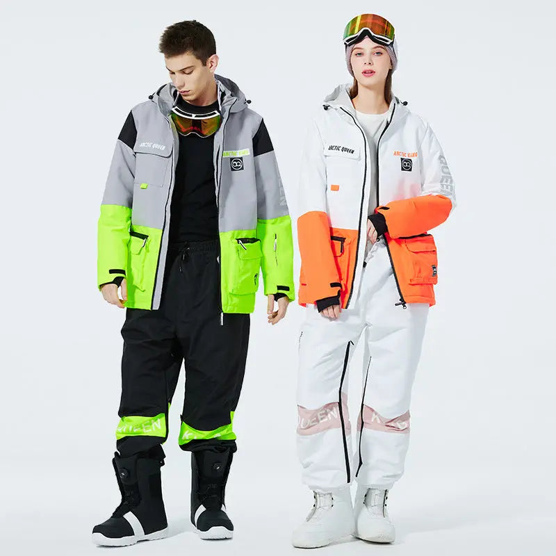 Adult Ski Insulated Cargo Jacket & Jogger Pants&nbsp;Downhill Diva Suits&nbsp;