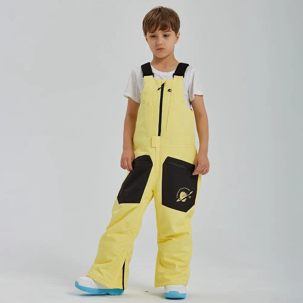 Boys Snow Jogger Bibs&nbsp;Pants Winter Insulated Outwear Trousers