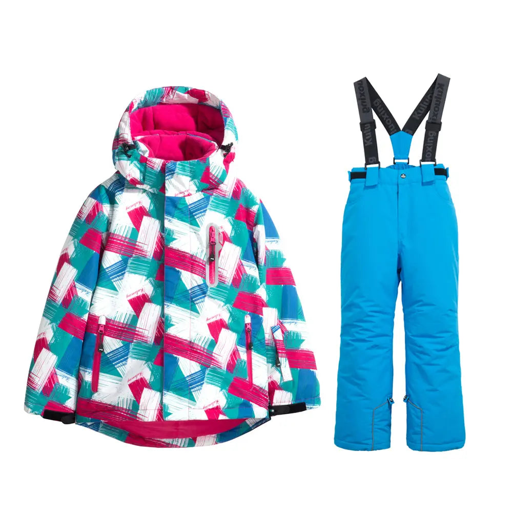 Girls and Boys Insulated Snow Jacket & Pants
